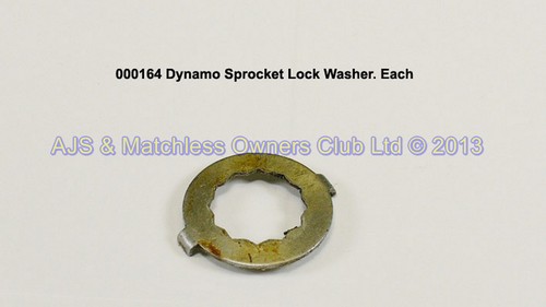 DYNAMO SPROCKET LOCK WASHER NEW OLD FACTORY STOCK