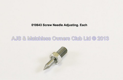 SCREW NEEDLE ADJUSTING ALSO USE FOR 38-G3-E358 NEEDS 011373 SMALL HEX NUT