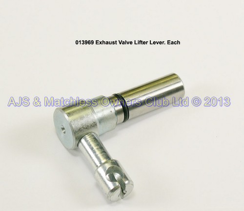EXHAUST VALVE LIFTER LEVER BARE NEEDS O RING 014523