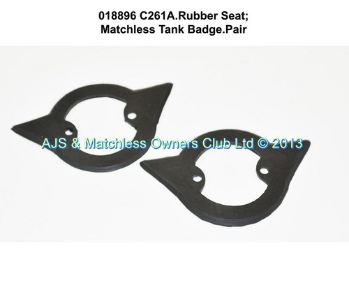 RUBBER SEAT: M/LESS TANK BADGE 54-60 ONLY, FOR USE WITH 018891