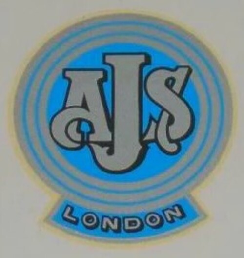 DECAL - AJS LOGO, 150MM (6 INCH) HIGH