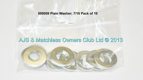 PLAIN WASHER; 7/16