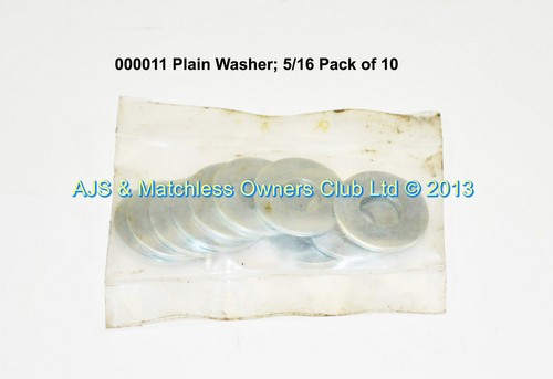 PLAIN WASHER; 5/16