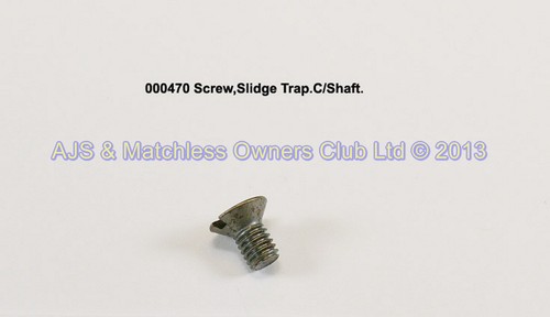 SCREW,SLUDGE TRAP.C/SHAFT.