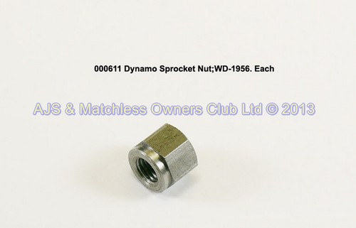 DYNAMO SPROCKET NUT: WD-1956   -   USE  000708 CIRCLIP