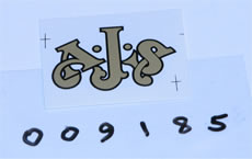 AJS SM INITIALS GOLD/BLACK