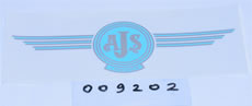 AJS INITIALS IN LONG DESIGN