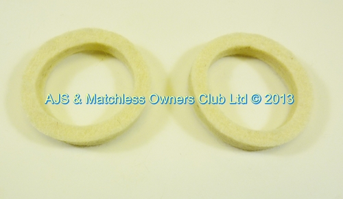 SWINGING ARM FELT SEAL H/W MODELS -- SUPPLIED EACH NOT A PAIR