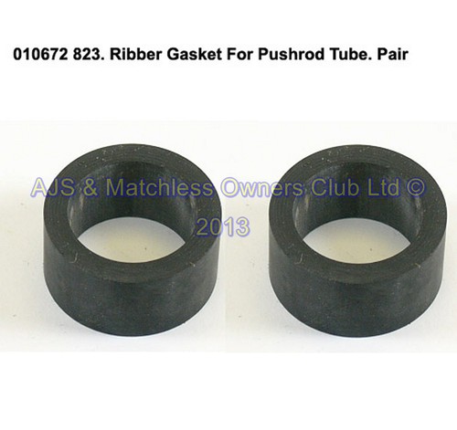 RUBBER GASKET FOR PUSHROD TUBE - PAIR