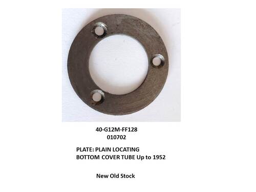 PLATE: PLAIN LOCATING BOTTOM COVER TUBE(40-G12M-FF128)