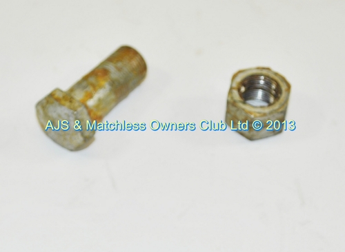 BOLT ONLY FOR  REAR STAND   ALSO USE FOR 38-12-F71 NEW OLD FACTORY STOCK
