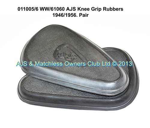 AJS KNEE GRIP RUBBERS.1937-56