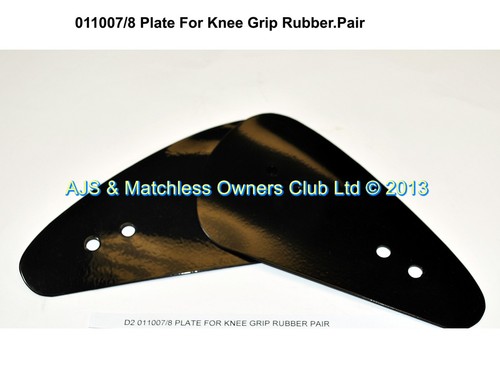 PLATE FOR AJS KNEE GRIP RUBBERS