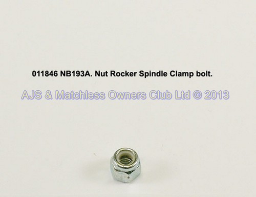 NUT: ROCKER SPINDLE CLAMP BOLT--- CLUTCH ROLLER BOLT IN AMC G/BOX