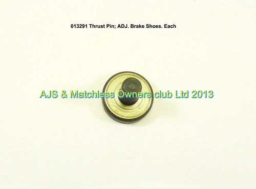 THRUST PIN; ADJ. BRAKE SHOES  7 HUBS