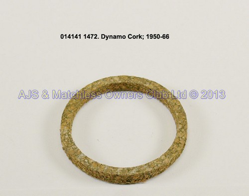 TWIN DYNAMO CORK GASKET 1950-66