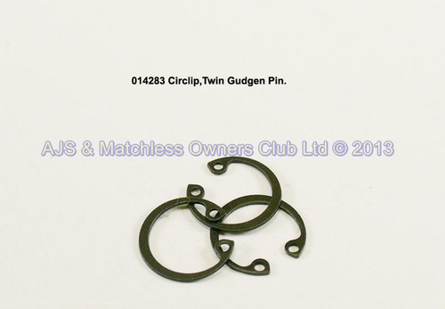 CIRCLIP,TWIN GUDGEON PIN ------- ALSO FITS LIGHTWEIGHTS SOLD EACH