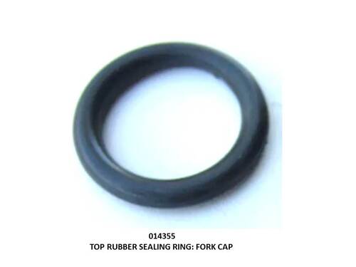 TOP RUBBER SEALING RING: FORK CAP