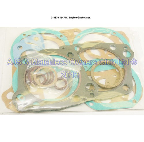 ENGINE GASKET SET 500CC TWIN 1949-52 ONLY