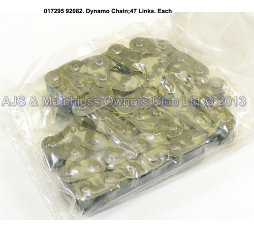 DYNAMO CHAIN: 47 LINKS  3/8 X .225
