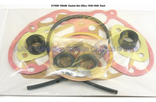 GASKET SET 350CC 1939-48   INCLUDES HEAD GASKET