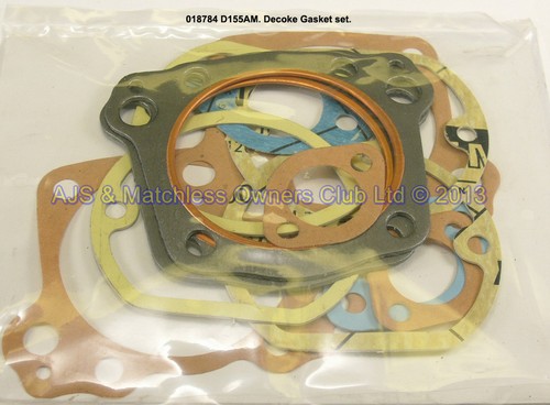 DECOKE GASKET SET 500CC TWINS 1953-1955