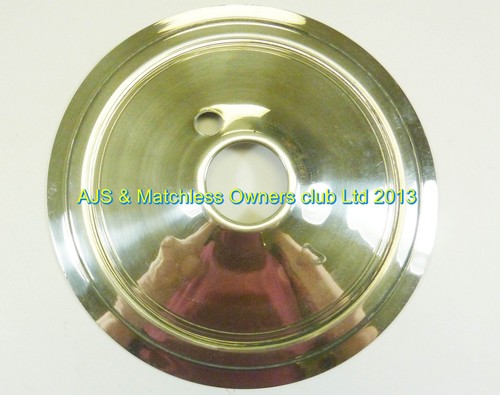 FRONT ALLOY HUB COVER 1955-62