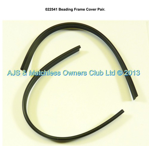 BLACK BEADING FRAME COVER SET BETWEEN OIL TANK & TOOLBOX 1956 ON