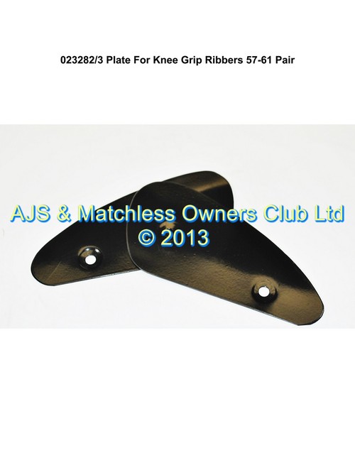 METAL PLATE FOR KNEE GRIP RUBBERS 57-61
