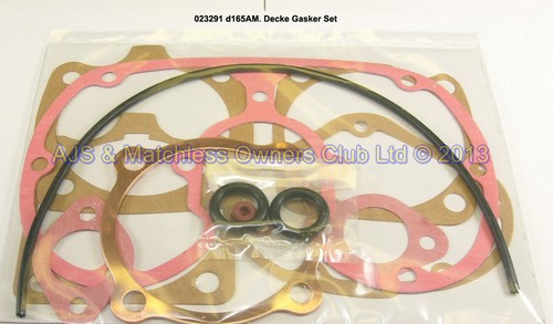 DECOKE GASKET SET   350/500CC 1949/61