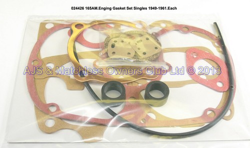 ENGINE GASKET SET 350/500 H/W SINGLES 49/61