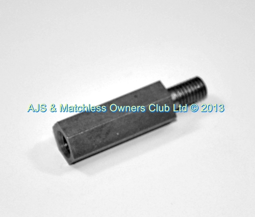 BOLT;FRAME COVER SPACER. S/S  FOR 2 PIECE FRAME COVER.1963/4 MODELS