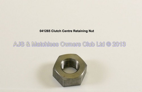 CLUTCH CENTRE RETAINING NUT LIGHTWEIGHTS