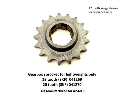 GEARBOX SPROCKET FOR LIGHTWEIGHTS ONLY -  20 TOOTH