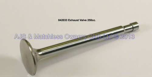 EXHAUST VALVE 250CC G2 G5