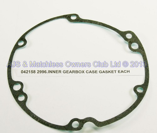 INNER GEARBOX CASE GASKET LIGHTWEIGHT MODELS ONLY