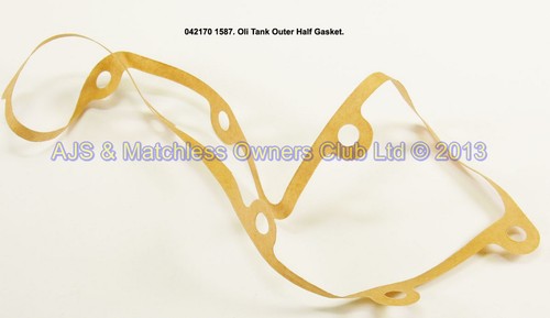 OIL TANK OUTER HALF GASKET L/W