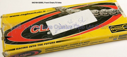 FRONT CHAIN: 73 LINKS 3/8 X .225