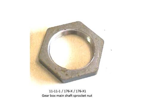 NUT FIXING GEARBOX SPROCKET TO MAIN DRIVING GEAR