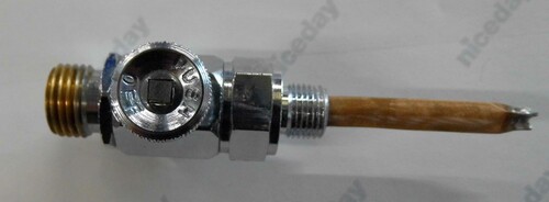 PETROL TAP; PUSH/PUSH CHROME 1/8 X 1/4 BSP CORK TYPE