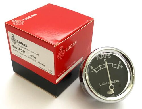 AMMETER LUCAS 8-0-8 AMP