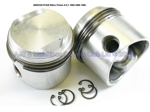 650CC PISTON 8.5;1 1960-66 +060