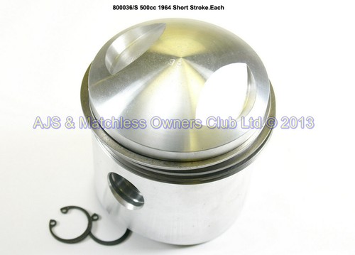 500CC SHORT STROKE PISTON