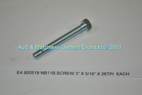 SET SCREW  3  X 5/16 X 26TPI GENERAL PURPOSE