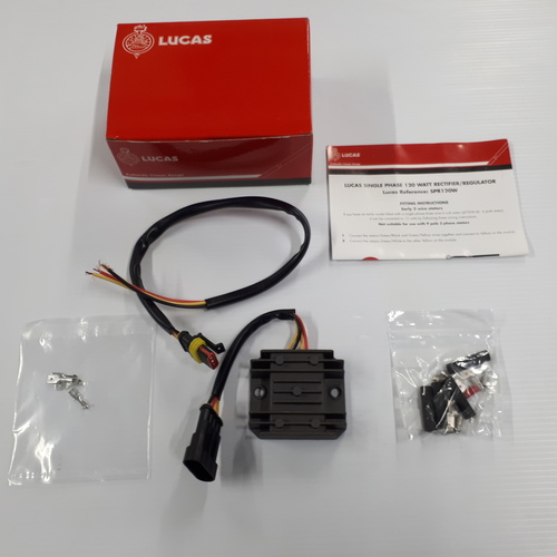 LUCAS RECTIFIER /REGULATOR.THIS CAN BE USED TO CONVERT 6V TO12V  HEAVY WEIGHT MODELS