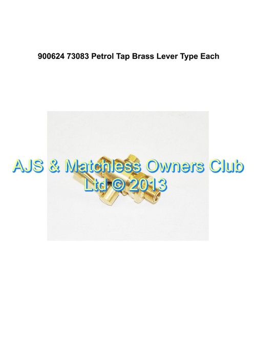 PETROL TAP BRASS LEVER TYPE   1/8 X 1/4. QUALITY  FOR EARLY MODELS