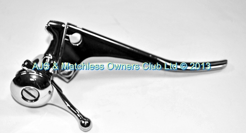 COMBINED FR. BRAKE/AIR LEVER  SUITABLE FOR PRE-1958 MODELS, 1 1/16 PIVOT CENTRES
