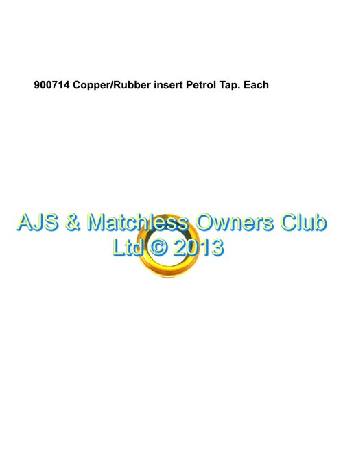 COPPER/RUBBER INSERT,P/ TAP   900559  900560