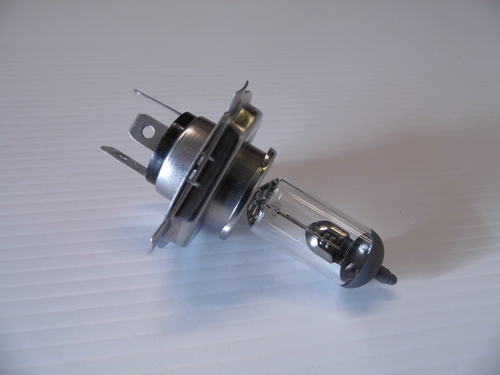 HALOGEN HEADLAMP BULB  12VOLT 35/35 WATT  UPGRADED H4 FITTING ONLY WONT FIT STD REFLECTOR